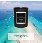 Mini Matte Black Candle Formentera