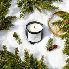 Frosted Spruce Scented Soy Candle Classic (11 oz)