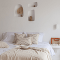 Gaia Hand Stitched Cotton Throw Pillow
