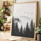 Misty Woodland Reverie