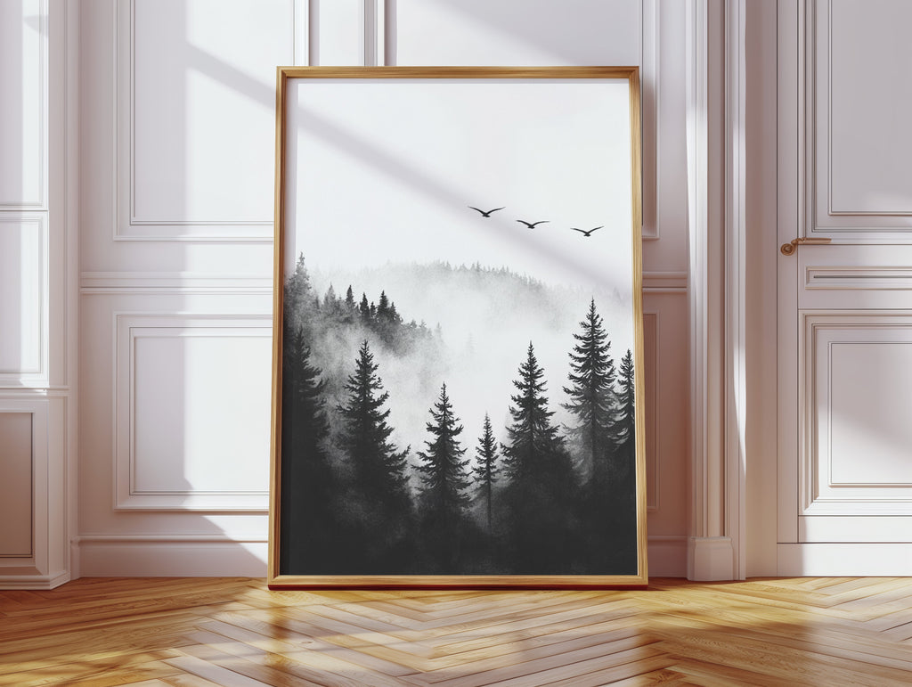 Misty Woodland Reverie