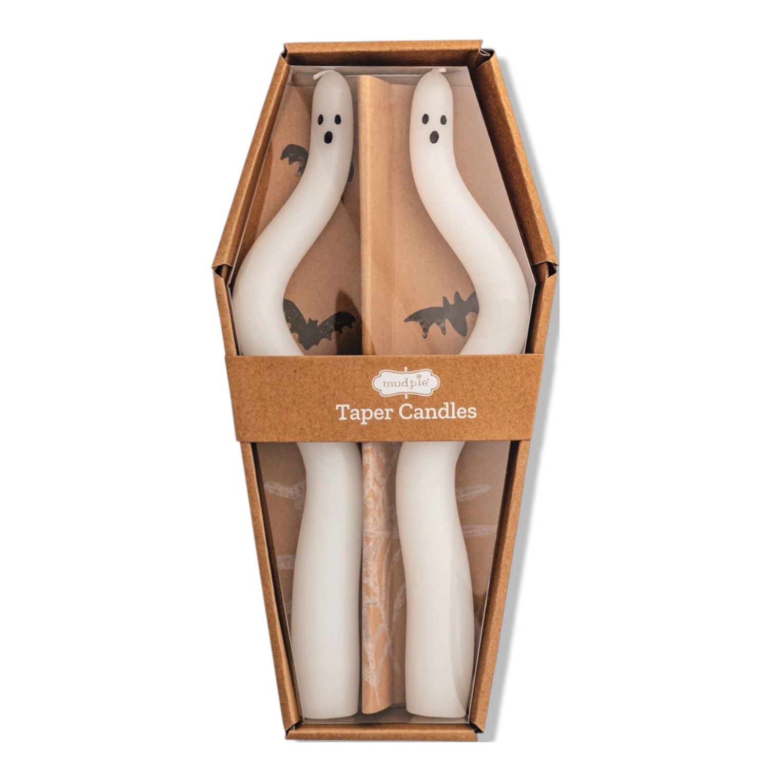 Ghost Shaped Halloween Taper Candles | Set of 2 Main image