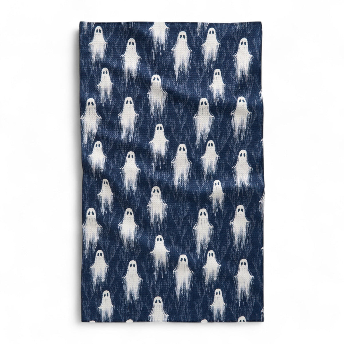 Ghosting Around Geometry Tea Towel