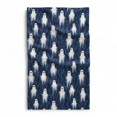 Ghosting Around Geometry Tea Towel