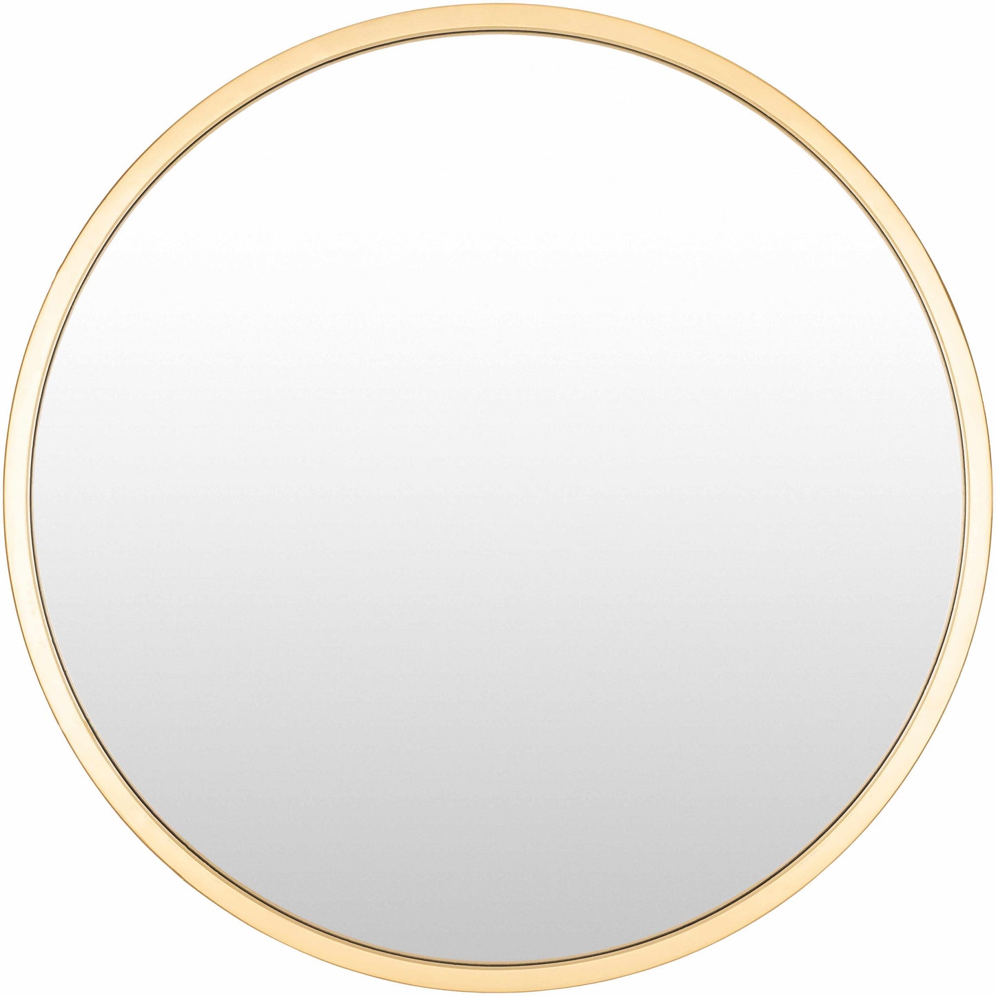 Guindarohan Gold Frame Round Mirror 32" Round