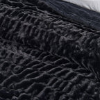 Ruched Faux Fur Throw Blanket – Alondra Collection