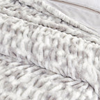 Ruched Faux Fur Throw Blanket – Alondra Collection