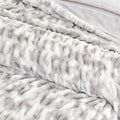 Ruched Faux Fur Throw Blanket – Alondra Collection