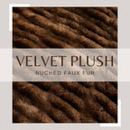 Ruched Faux Fur Throw Blanket – Alondra Collection