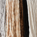 Ruched Faux Fur Throw Blanket – Alondra Collection