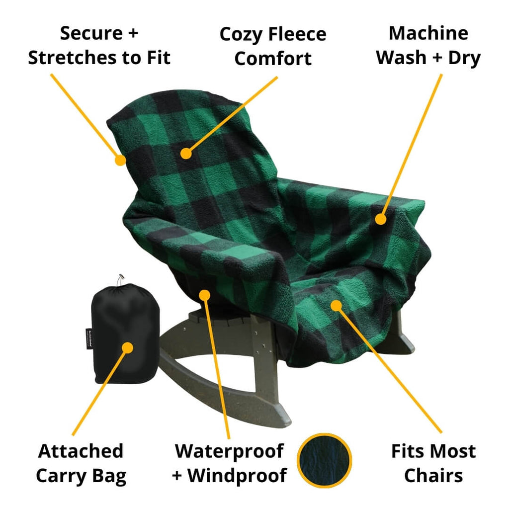 The Chair Blanket Green 1 Chair Blanket - $49.95