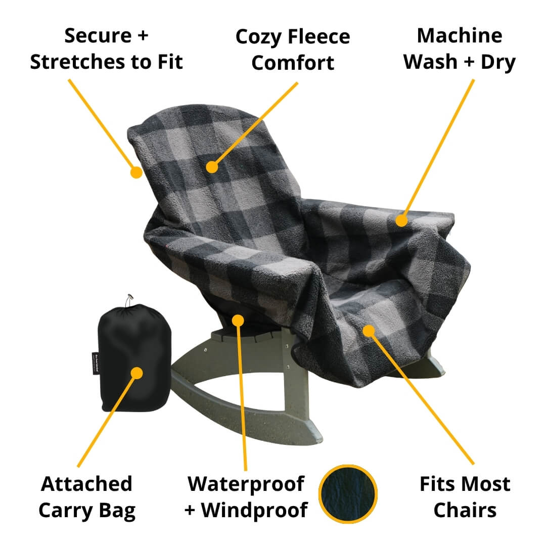 The Chair Blanket Gray 1 Chair Blanket - $49.95