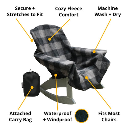 The Chair Blanket Gray 1 Chair Blanket - $49.95