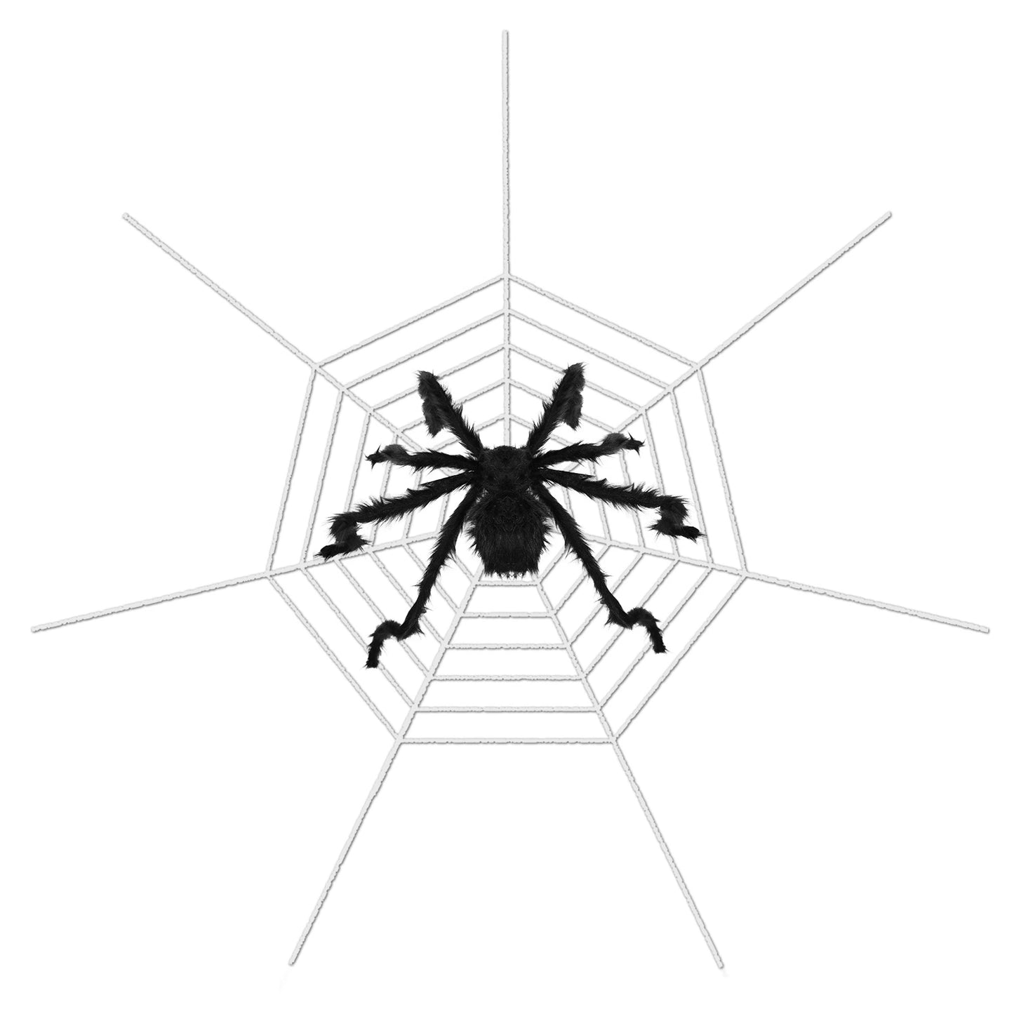 Outdoor 59inch Halloween Spider with 126 inch Tarantula