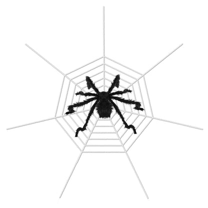 Outdoor 59inch Halloween Spider with 126 inch Tarantula