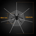 Outdoor 59inch Halloween Spider with 126 inch Tarantula