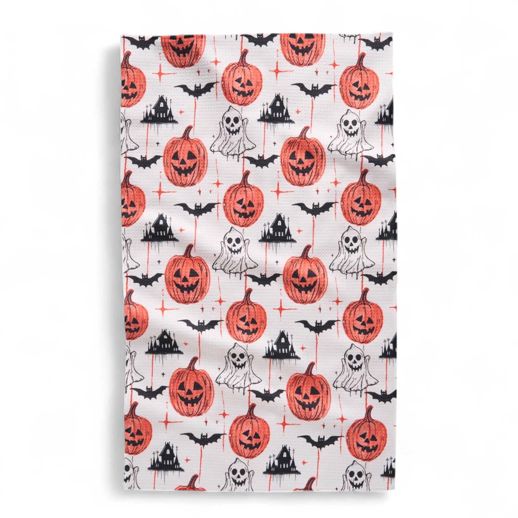 Halloween Is Here Geometry Tea Towel Main image