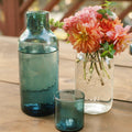 Handblown Hammered Glass Carafe