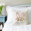 Happy Easter Bunny Ears Pillow Cover 18x18 inch
