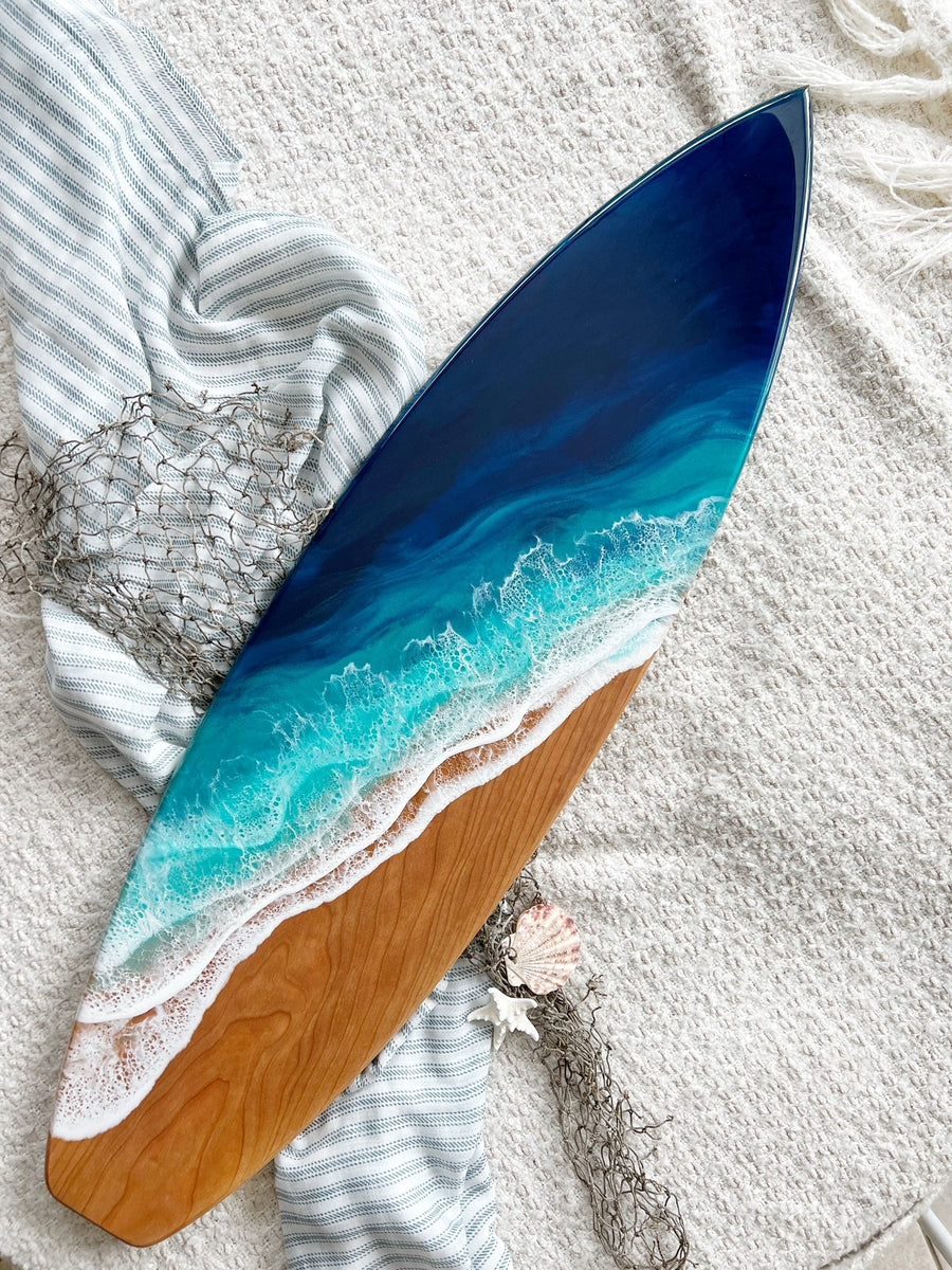 Hardwood Surfboards Cherry Tropical Getaway (Blues + Blue Green
