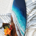 Hardwood Surfboards Black Walnut Tropical Getaway (Blues + Blue Green