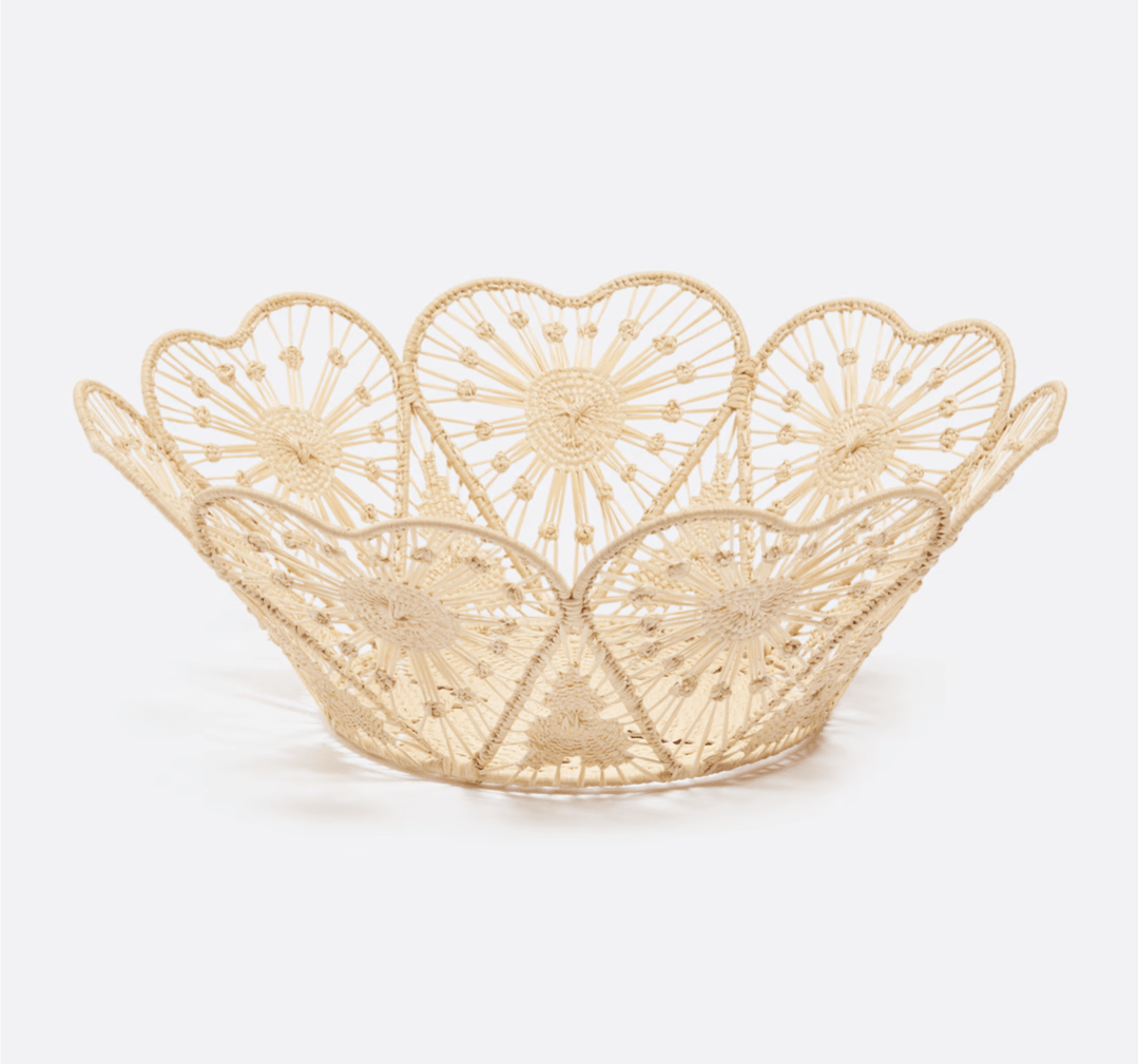 Heartfelt Woven Bread Basket