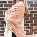 Herringbone Turkish Towel Orange