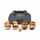 Hevea Wood 72mm Travel Bocce Set