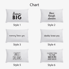 I Love You This Much Personalized Sleeping Pillowcase