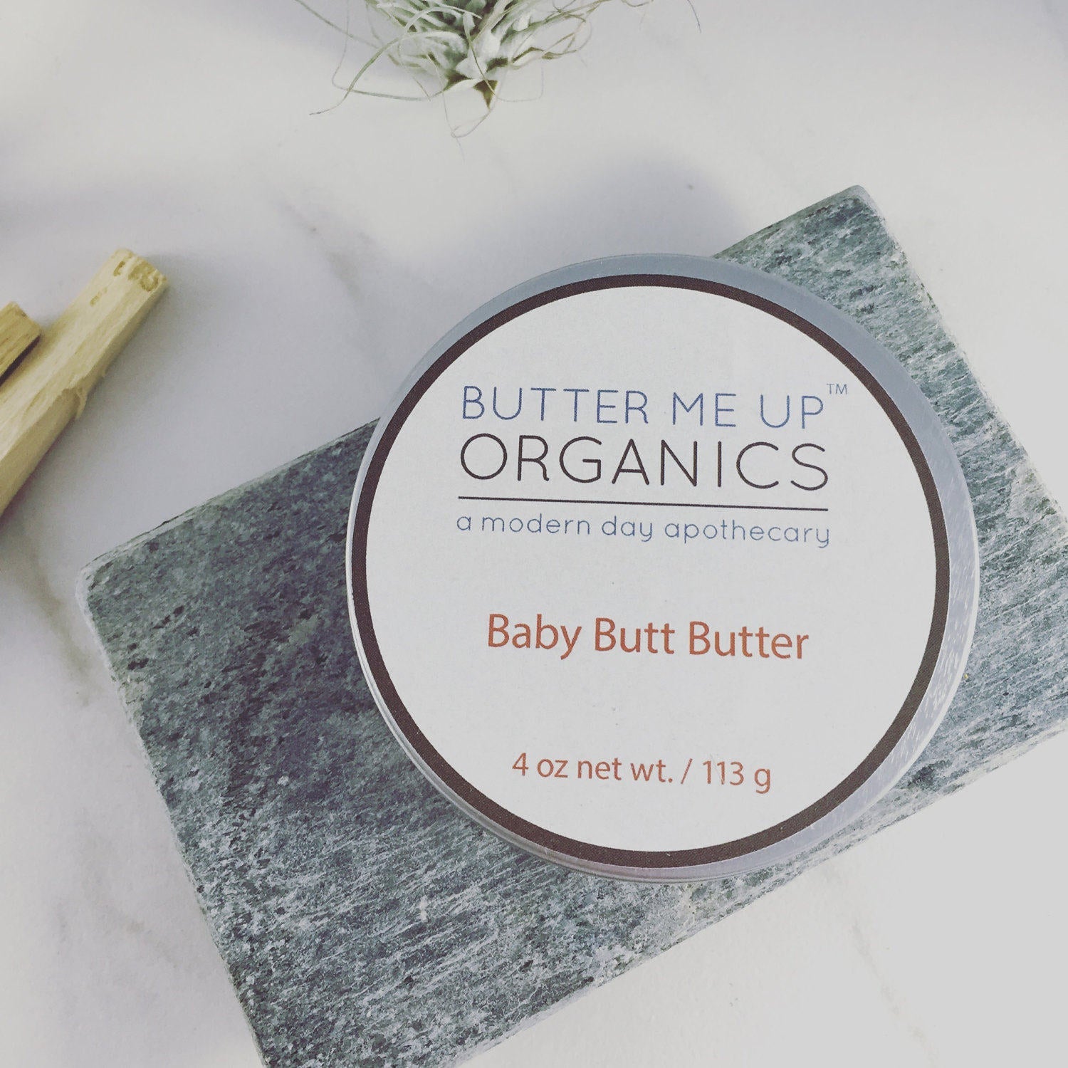 Baby Butt Butter / Organic Diaper Cream / Cloth Diapers Safe Secondary image