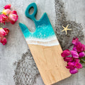 Medium Signature Handle Boards Maple Take Me To Tahiti (Light Turquoise)
