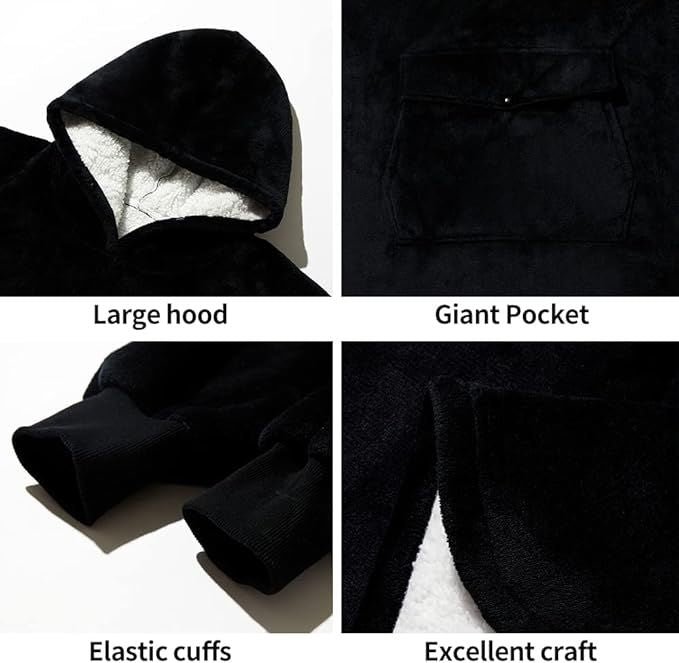 Krifey Wearable Blanket Hoodie