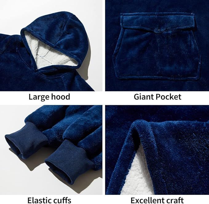 Krifey Wearable Blanket Hoodie