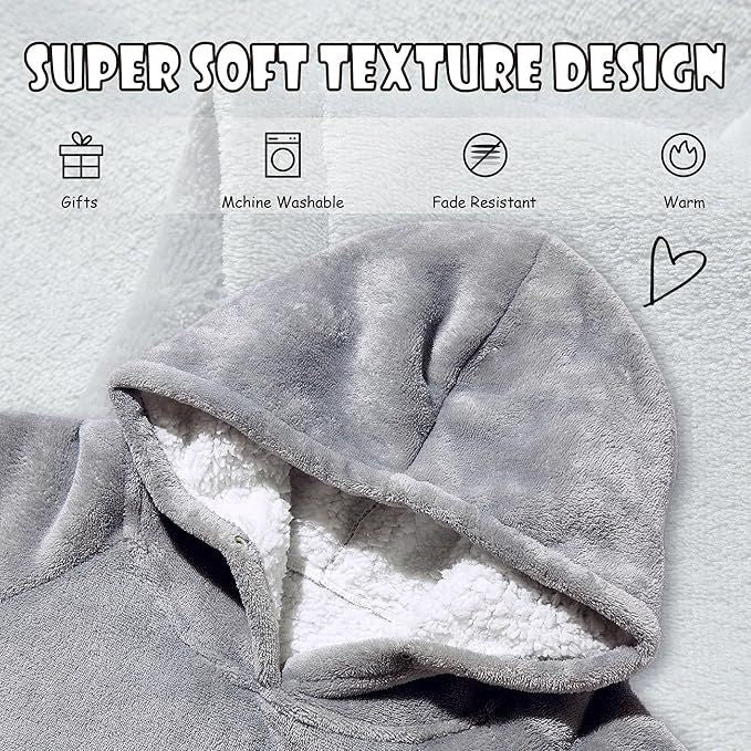 Krifey Wearable Blanket Hoodie