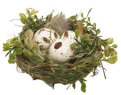 5.5" Angelvine Nest with 3 Eggs