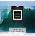 Mini Matte Black Candle Laguna Beach