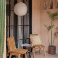 Linen Lantern Pendant Large