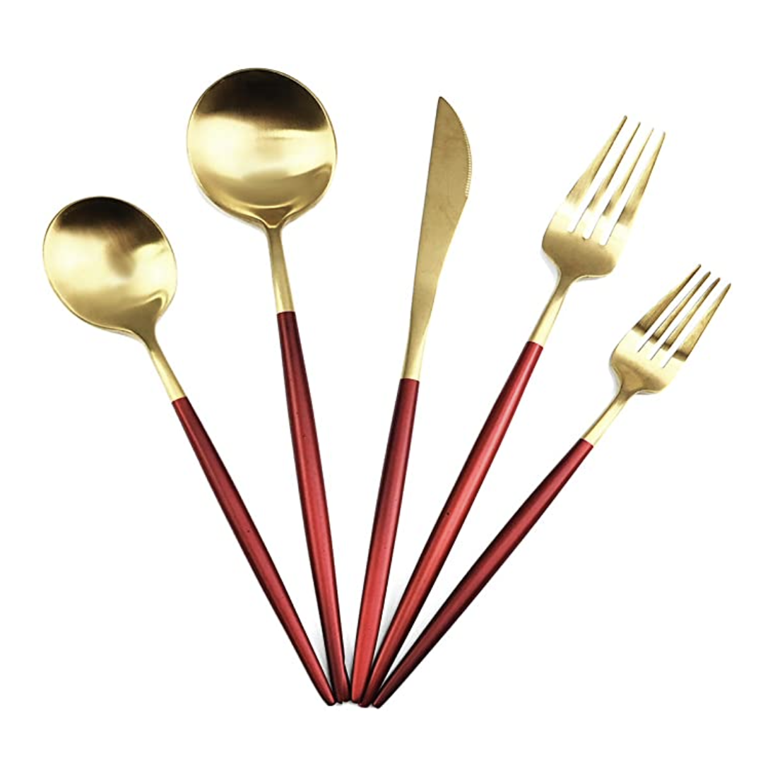 Lisse Flatware Set Red