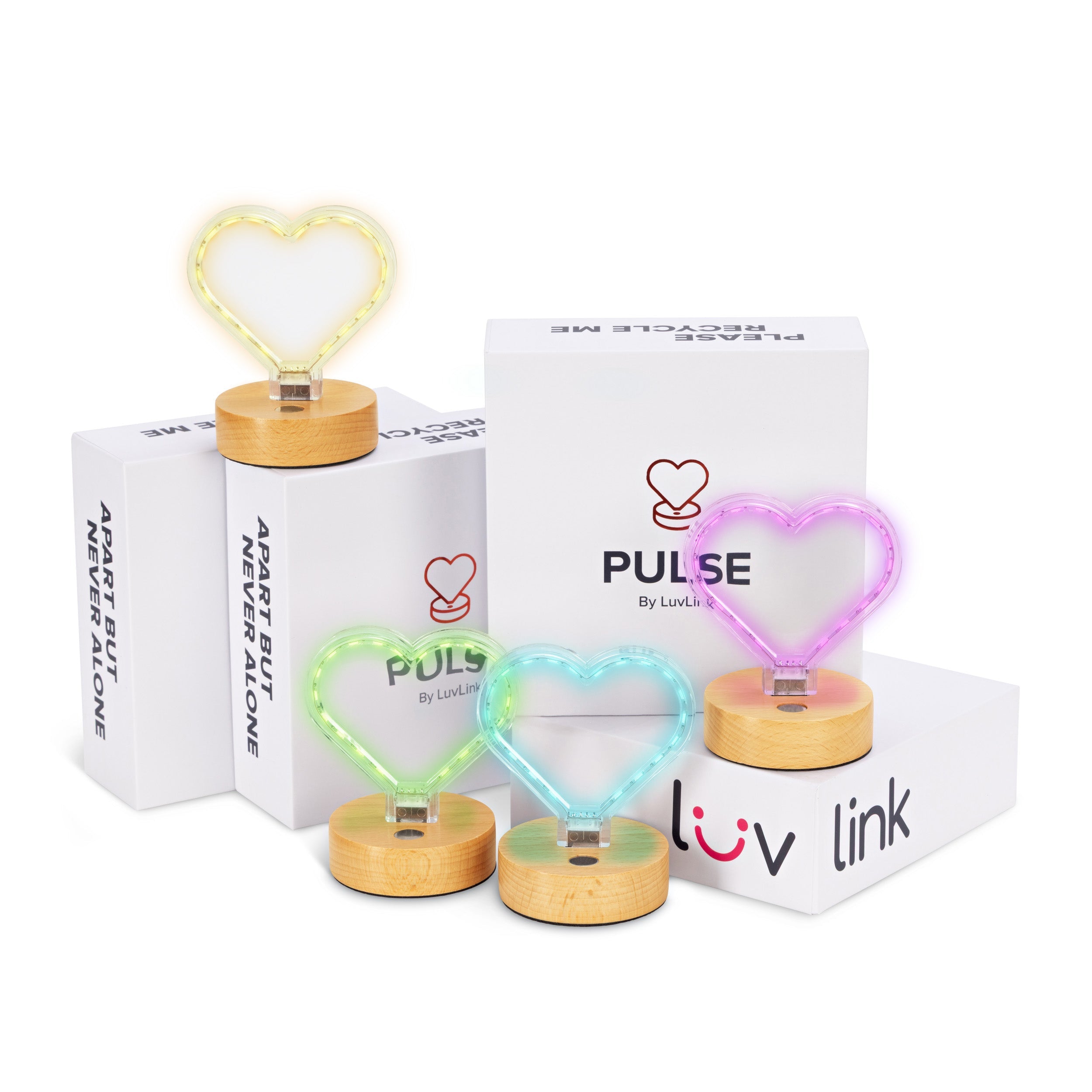 Pulse Lamp Clear Set of Four