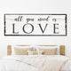 All You Need Is Love Sign