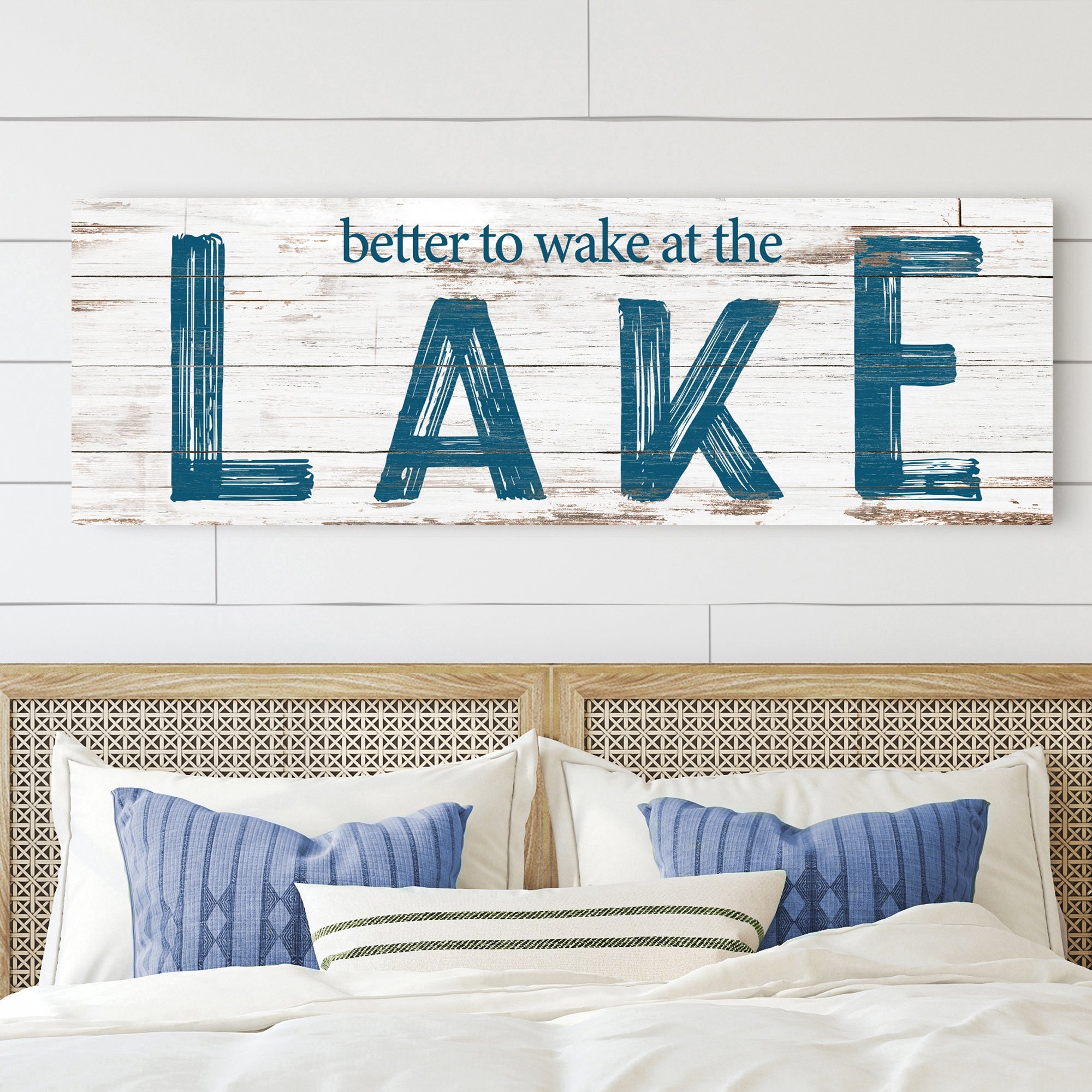 Better To Wake At The Lake Sign II Secondary image