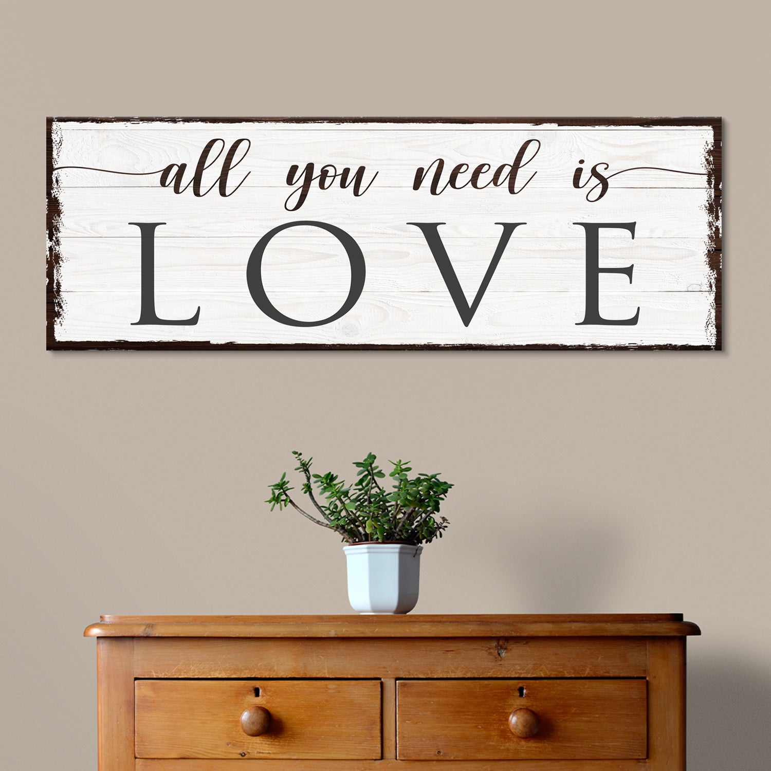 All You Need Is Love Sign Secondary image