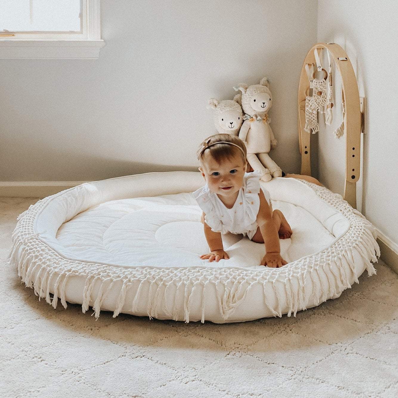 Macrame Round Play Mat Secondary image