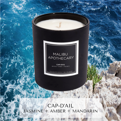 Matte Black Candle Cap-d'Ail
