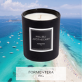 Matte Black Candle Formentera