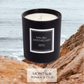Matte Black Candle Montauk