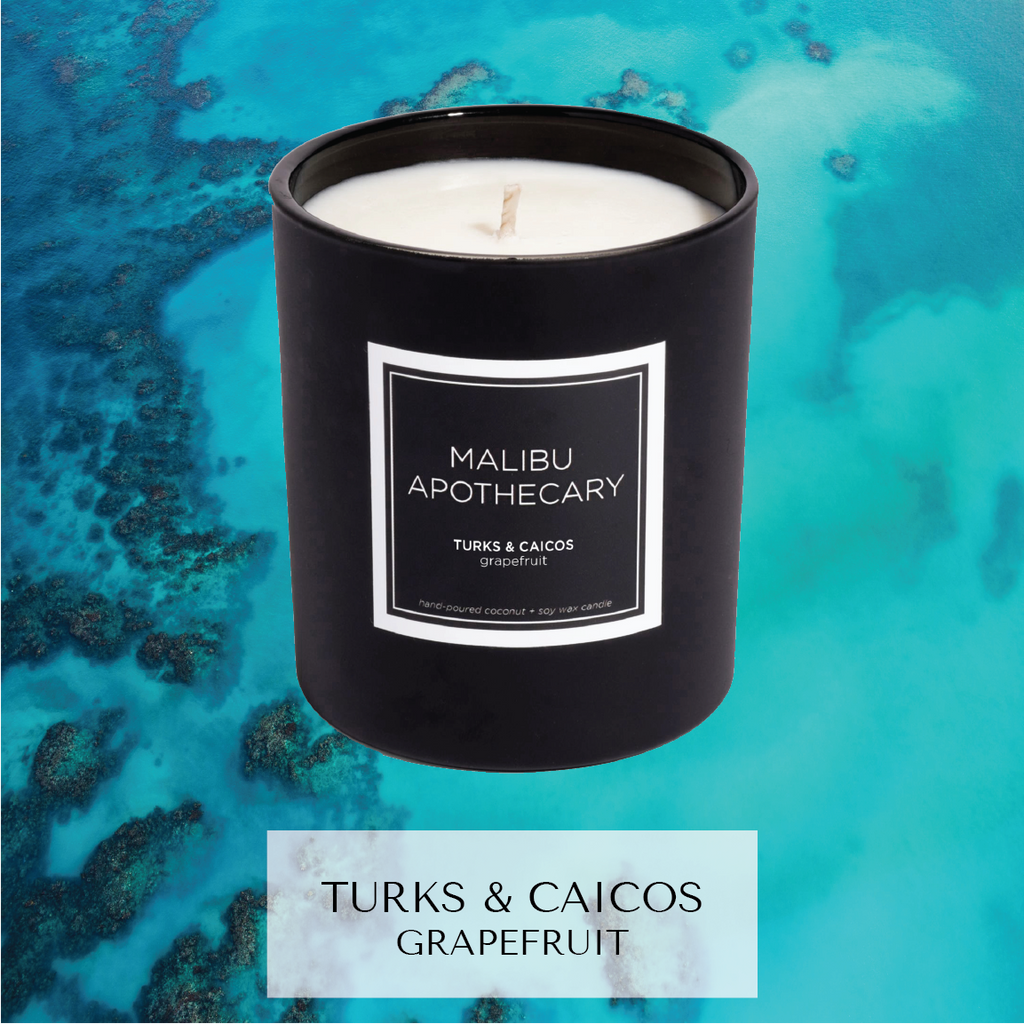 Matte Black Candle Turks & Caicos
