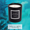 Matte Black Candle Turks & Caicos