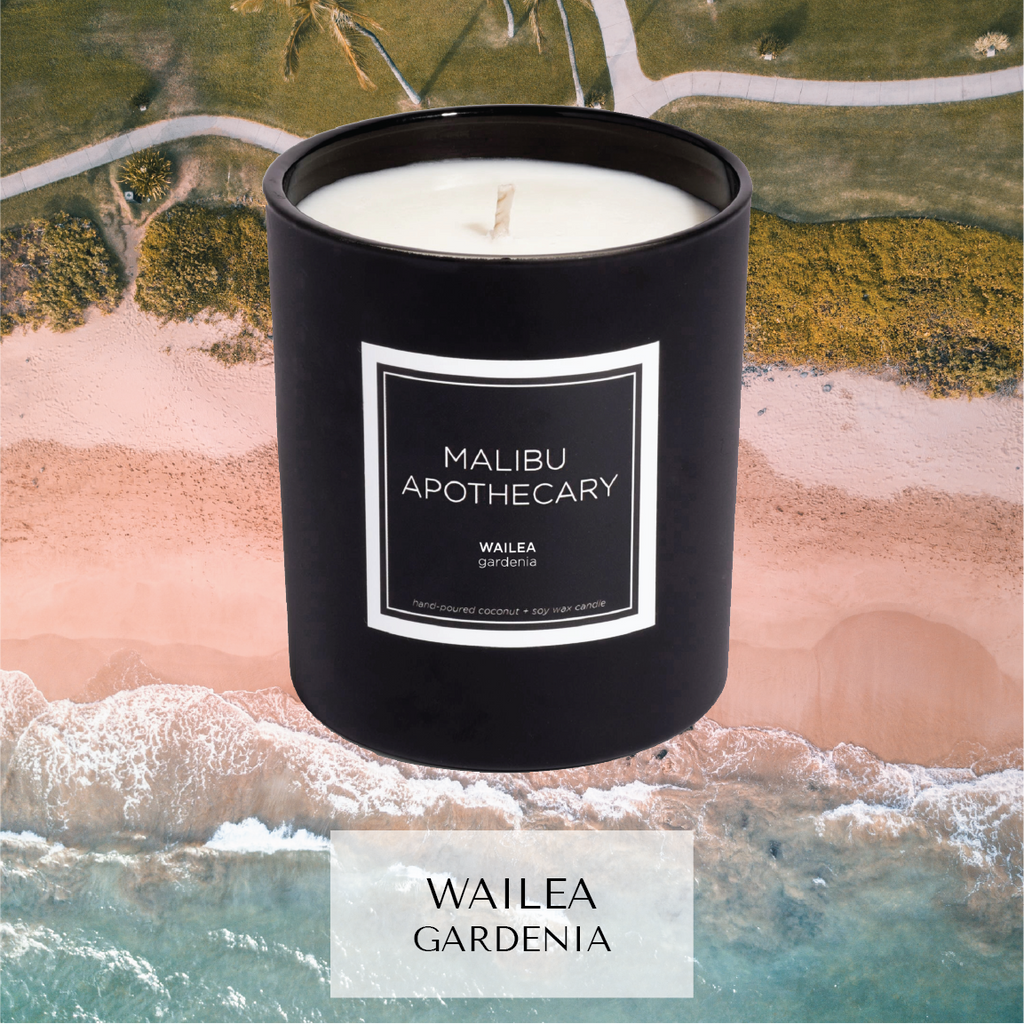 Matte Black Candle Wailea