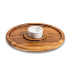 Medium Chip n Dip with Ceramic Bowl White